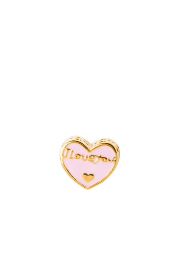 Buy Tomei Tomei Online Exclusive Screaming I Love You Charm Yellow Gold 916 Tm Yg0591p Ec 2 13g 2021 Online Zalora Singapore