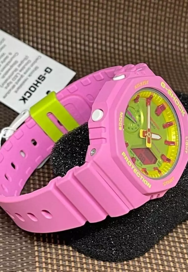 Buy Casio Casio G-Shock Pink Resin Strap Women Watch GMA-S2100BS