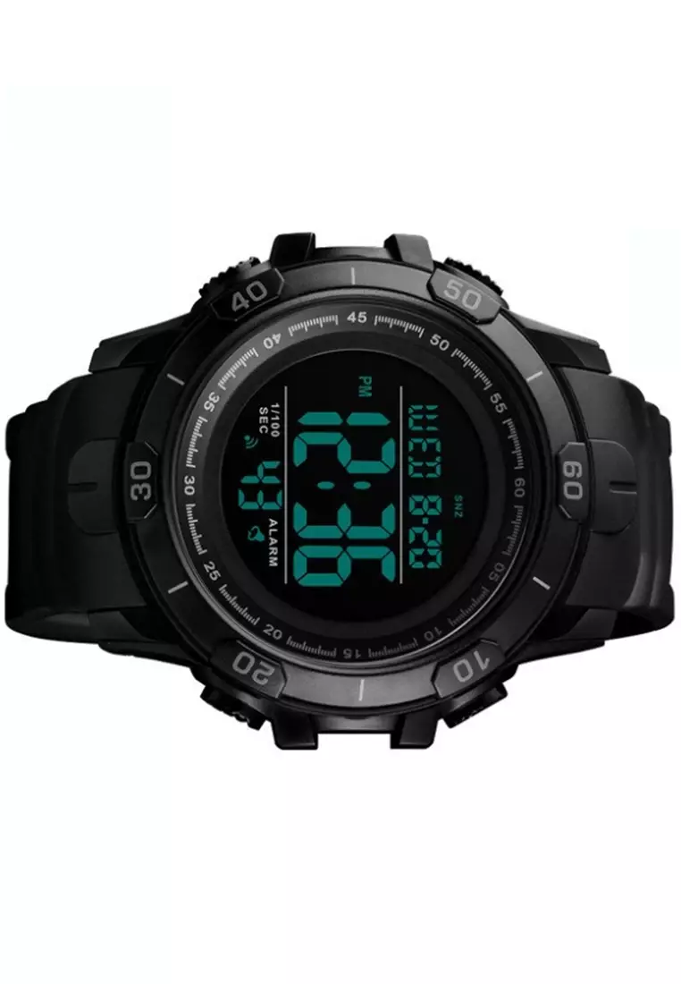 Jam Tangan Digital Pria Waterproof Many Function Strap Tali Material PU Silicone GN19 ORIGINAL