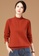 A-IN GIRLS red Fashion Gauze Stitching Sweater F45B9AAADADB69GS_3