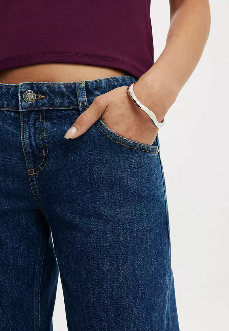 Low Rise Straight Jeans