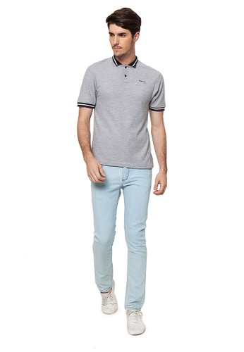 Jual Sideways Classic Polo  Shirt Misty Grey Original 