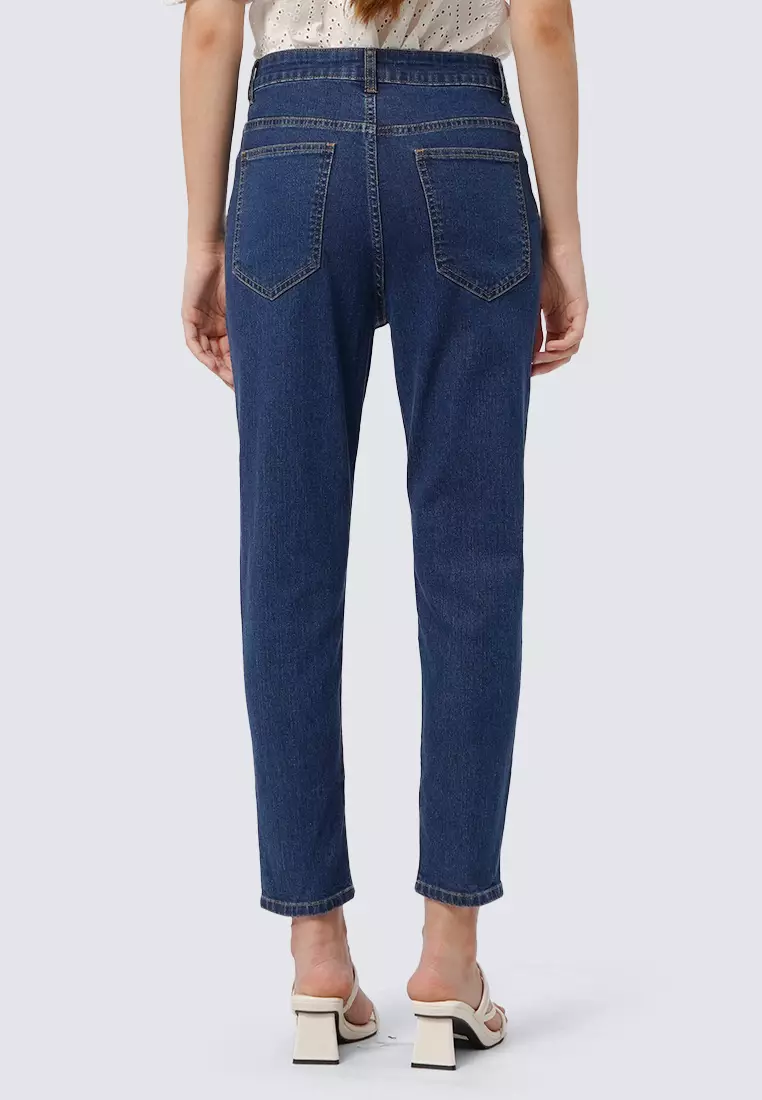 Jual et cetera Skinny Fit Denim Pants DARK BLUE Original 2025