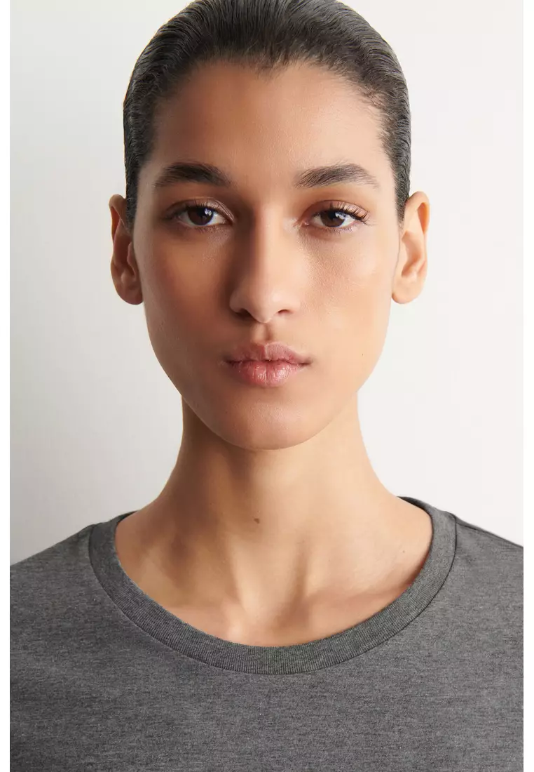COTTON CREW-NECK T-SHIRT