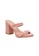 Kiss & Tell pink Paisley Heels in Blush C1B08SH3BF0443GS_3