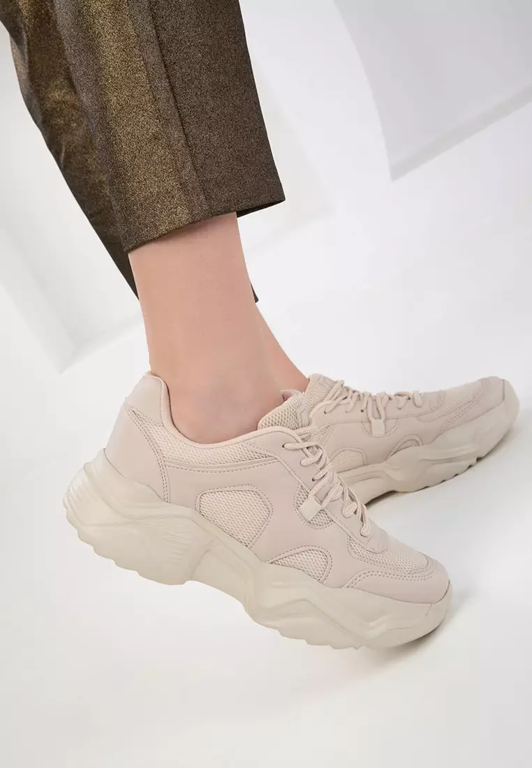 Beige Women's Sneaker 20574