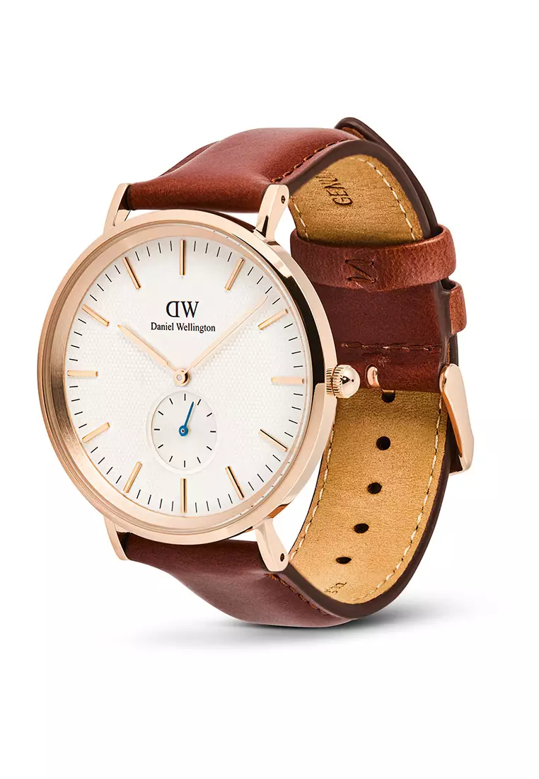 Classic 40mm Multi-Eye St Mawes Off-White Silver Sunray Rose Gold Men Watch stainless steel Leather strap watch DW Official Authentic Original