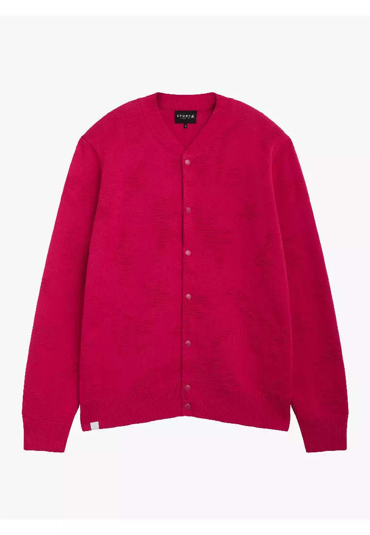 Buy red top cardigan