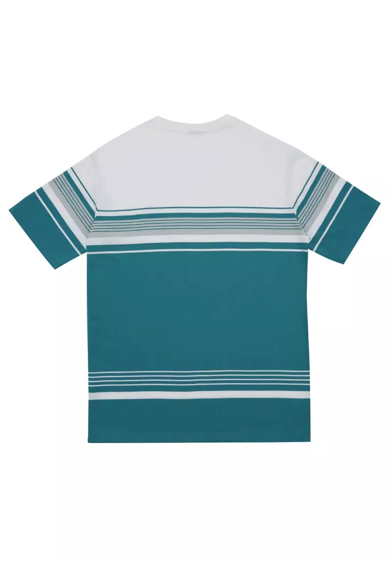 POLICE T-Shirt Salur Bordir Cotton Premium Tebal Pria 53024