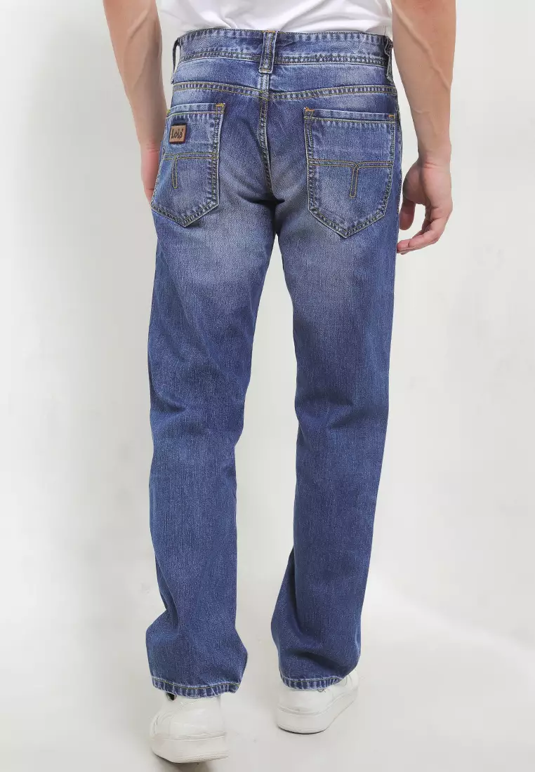 Straight Fit Denim Pants Cfs092D