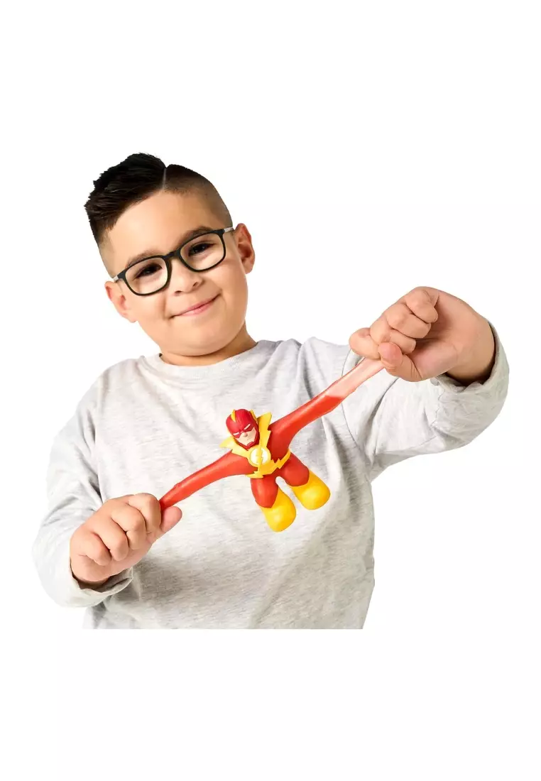 Heroes of Goo Jit Zu Goo Shifters DC Super Hero Stretchy Action Figure Gold Charge Flash. Incredibly Squishy DC 4.2" Toy Figure