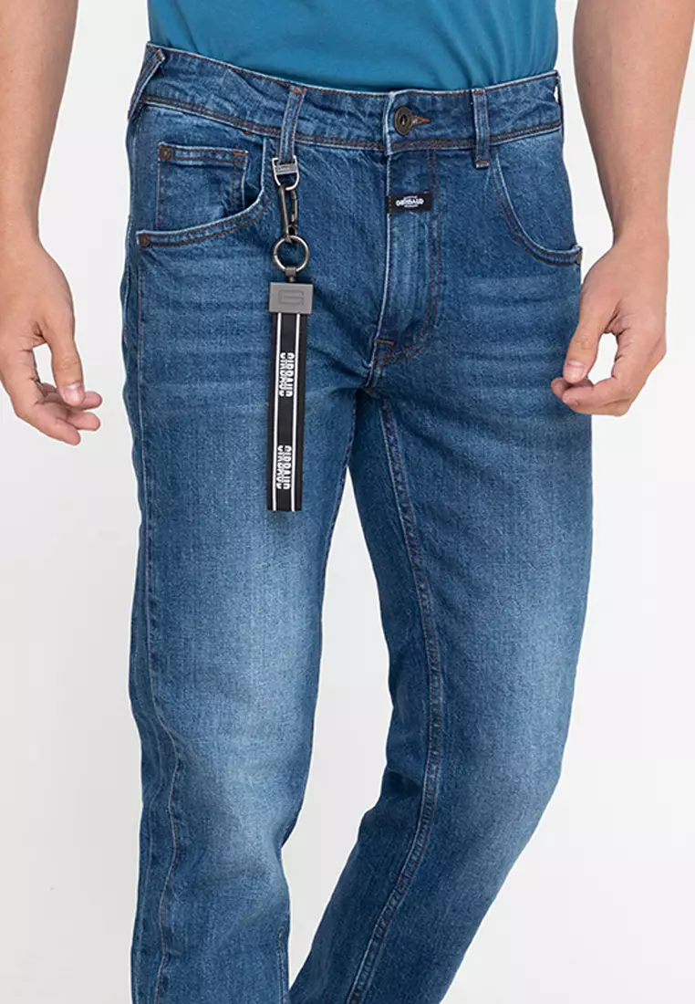 Men's Premium Dark Denim Star Butt Jeans