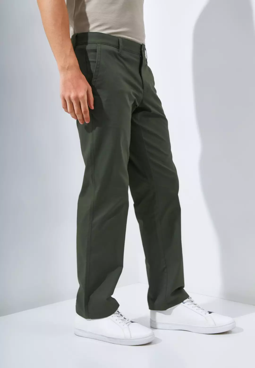 Jack Nicklaus Morales Celana Panjang Pria Regular Fit Dark Green