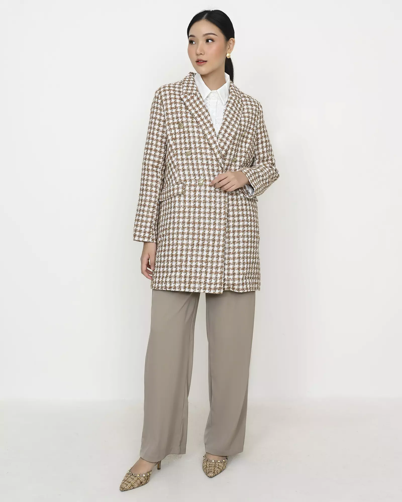 Geulis.id CASSIDY COAT - Brown