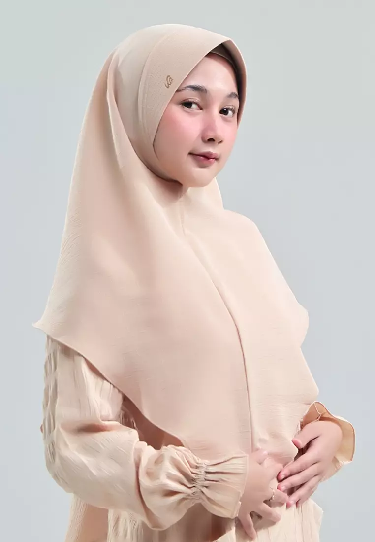 Rabbani - Kerudung Instan Dewasa Freed Exclusive Beige XXL