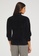 Sisley black Sweater in Faux Fur E1CC8AA08DF39CGS_2