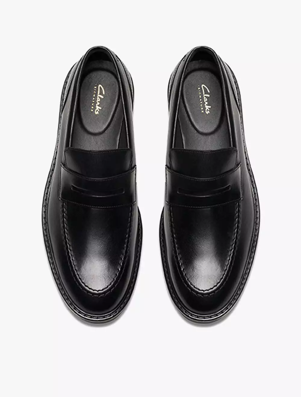 Clarks Aldwin Step Black Leather