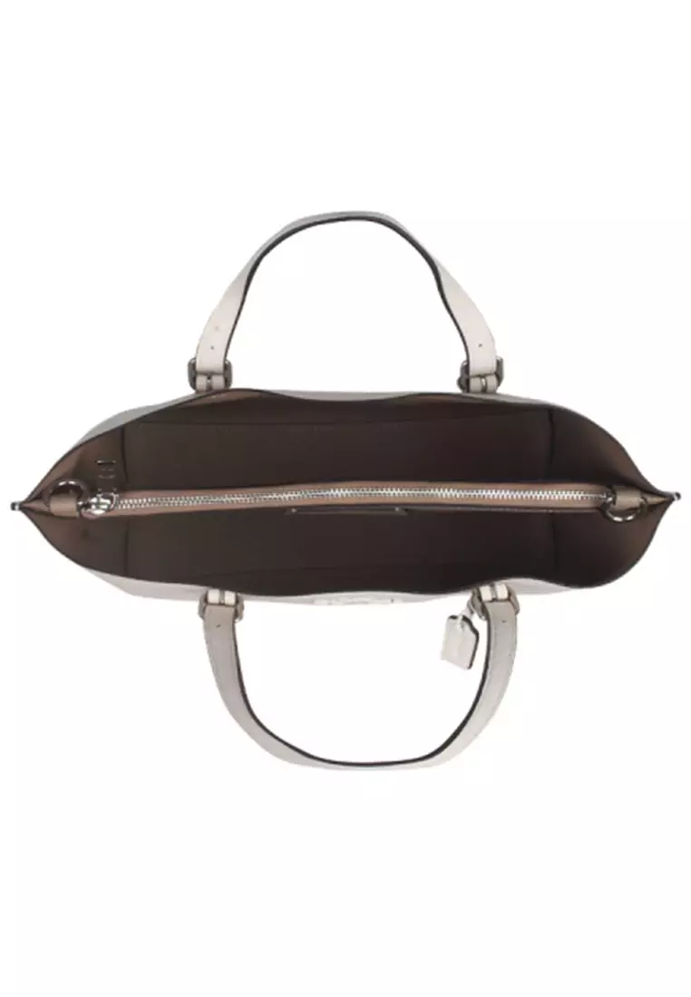 Mollie Tote Bag 25 In Silver Chalk CV966