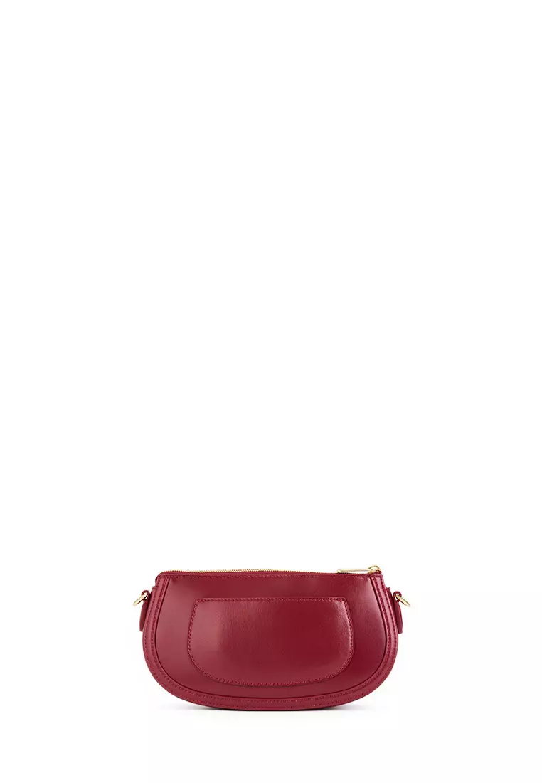 Maroon Tricia Small Shoulder Bag