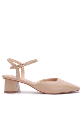 Twenty Eight Shoes beige Strap Mid Heel 2248-1 208DDSHB68E7CDGS_1