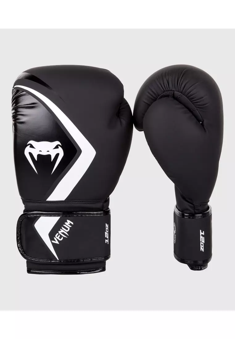 Venum Contender 2.0 Boxing Gloves - Black/Grey/White