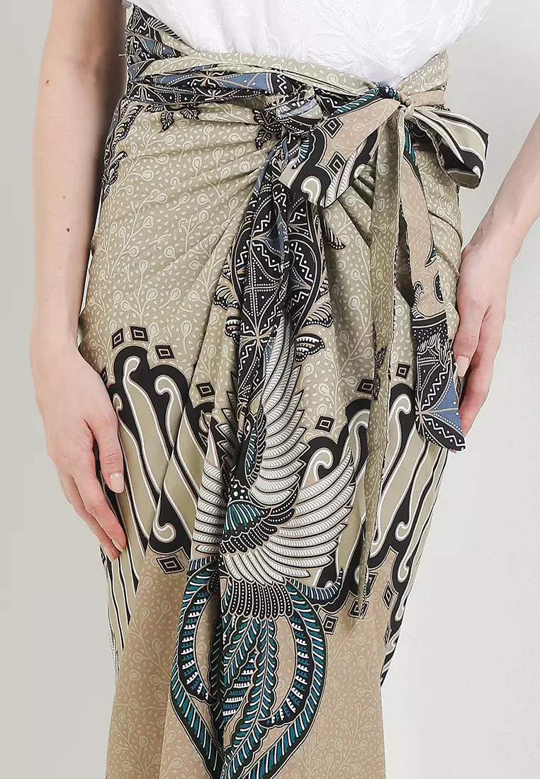 Ichira Rok Lilit Batik - Instan Rok Bawahan Wanita Kondangan