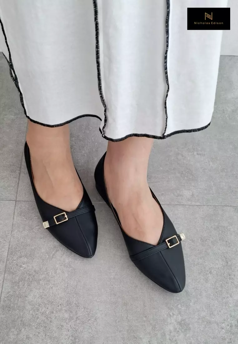Nicholas Edison Flat Jolie Black