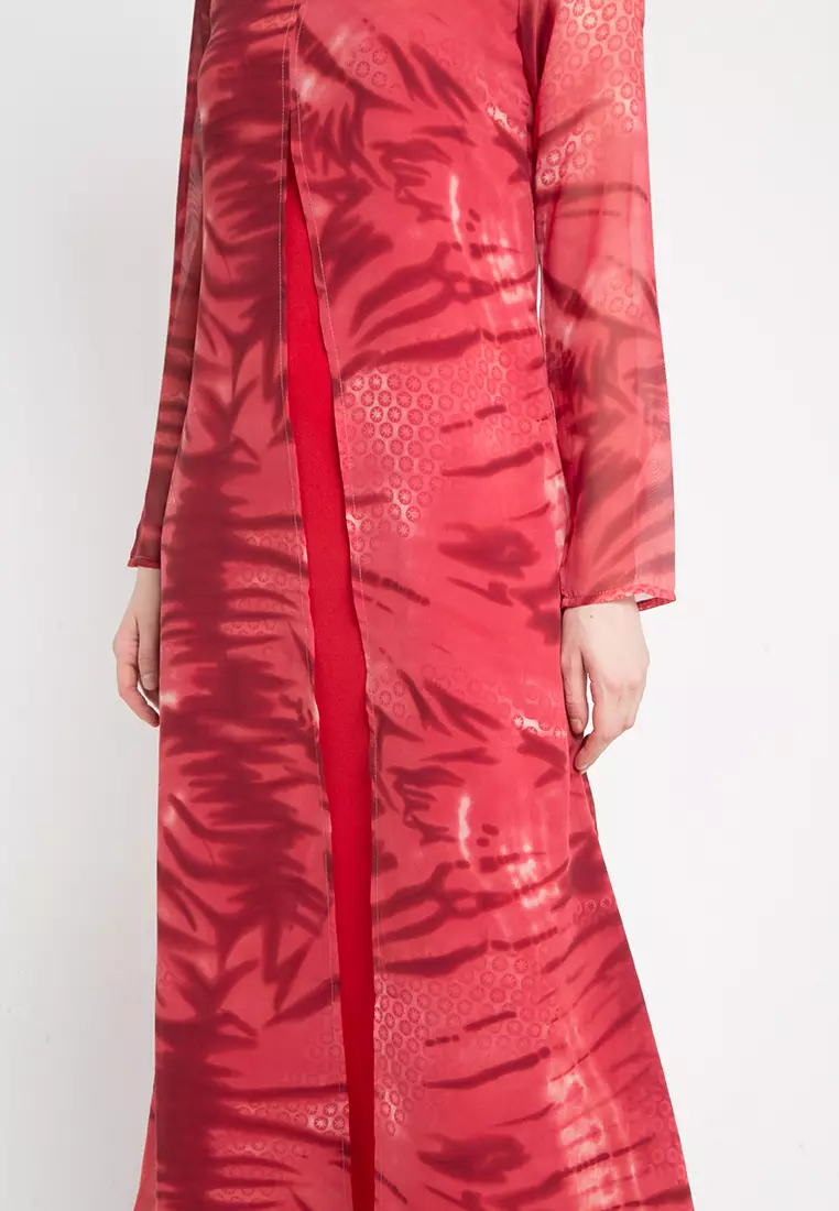 Gilly Maxi Dress In Red