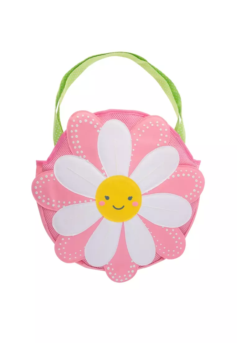 Beach Tote With Sand Toys Flower