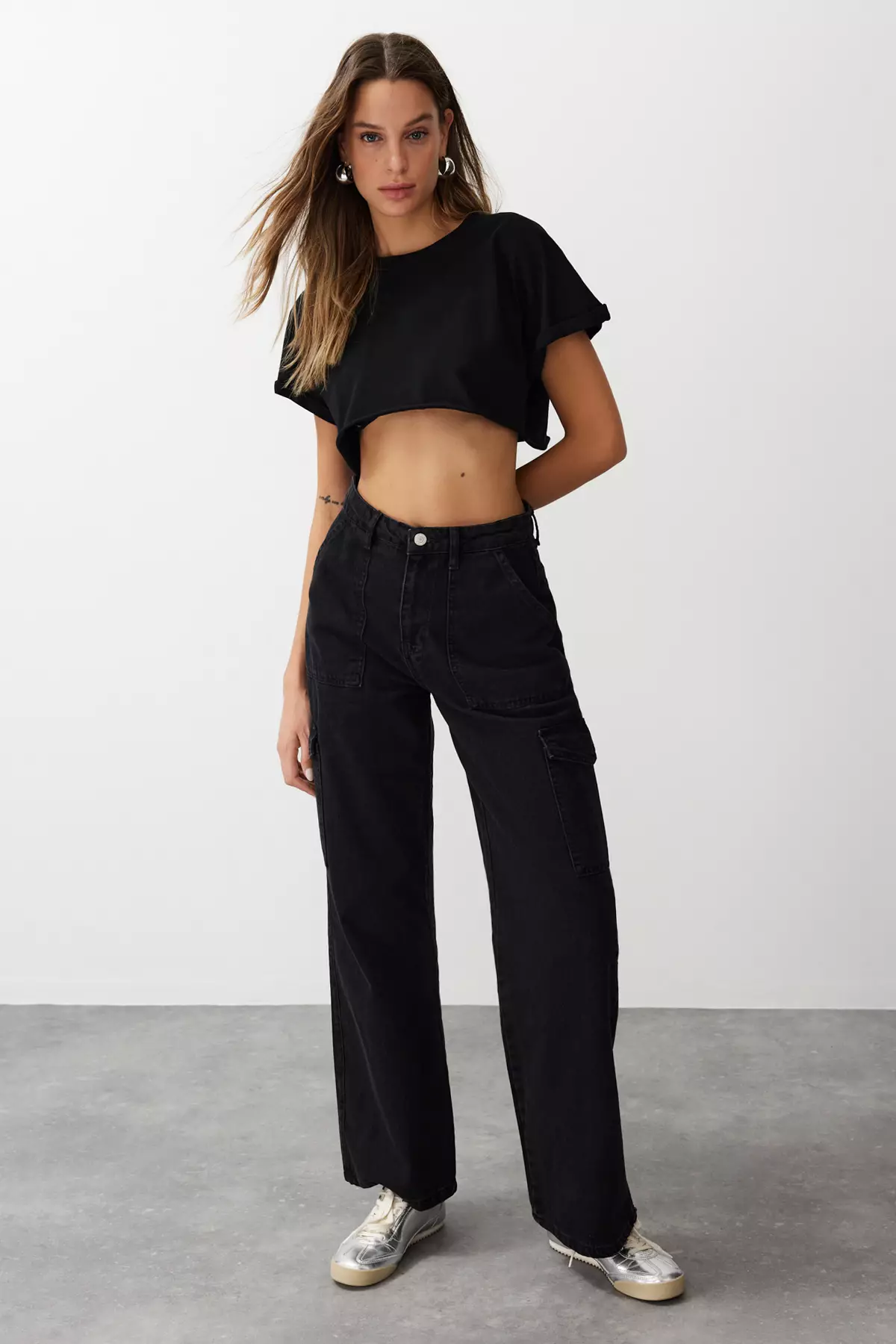 High Waist Wide Leg Jeans