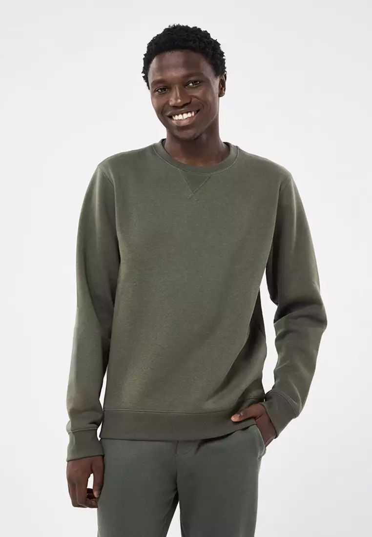 Buy Terranova Terranova Heavy Solid Color Sweatshirt for Men 2024