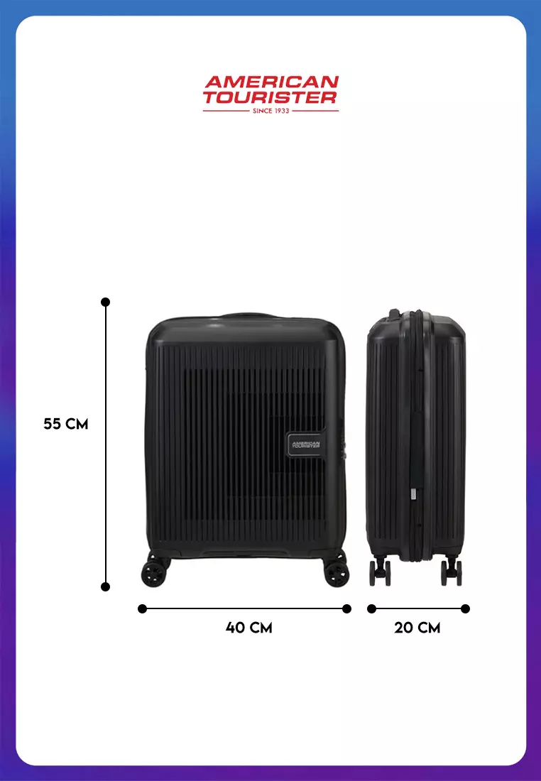 American Tourister Koper Hardcase Aerostep Cabin 20" - Black