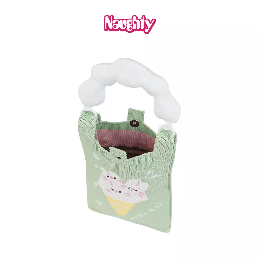 Tas Selempang Hp Wanita Mini Knit Sling Bag Gladys G526 2408001 Naughty Accessories