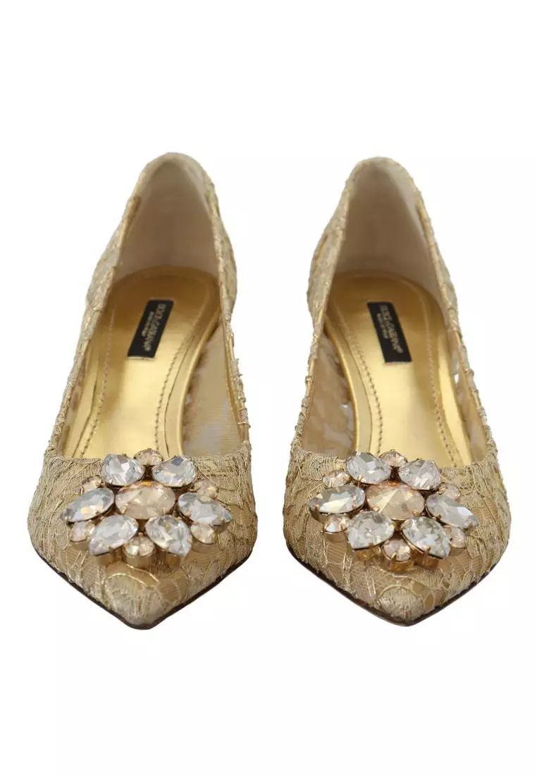 Buy Dolce Gabbana Dolce Gabbana Gold Taormina Lace Crystal