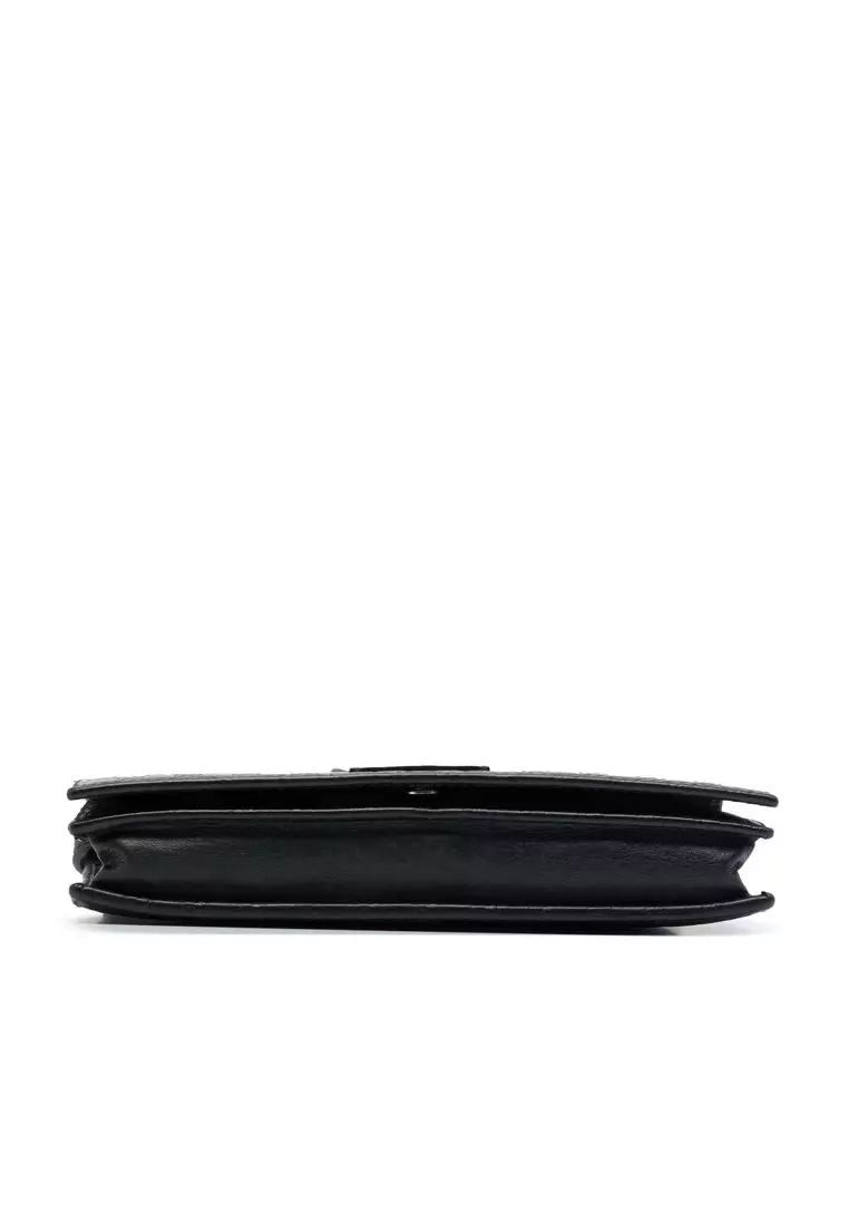 Pre-Loved Gucci Microguccissima Wallet On Strap