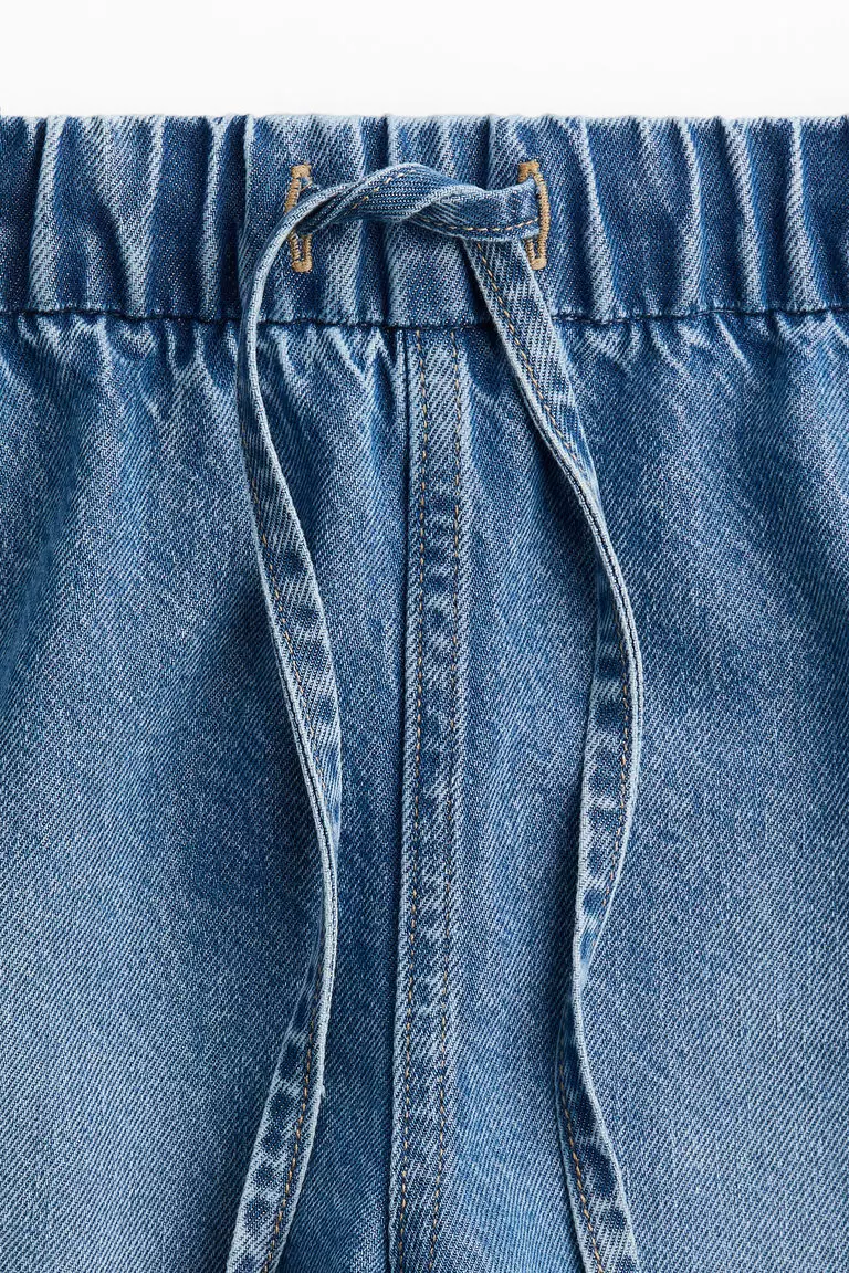 Denim joggers