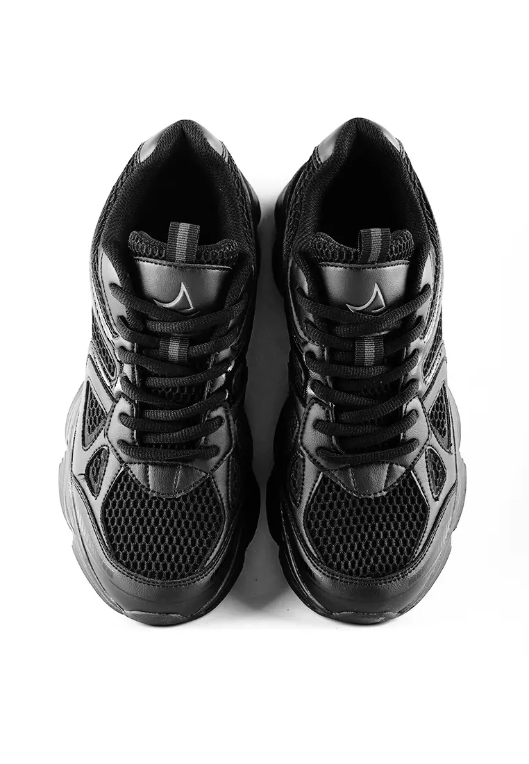 Jackson Redo 1JY Full Black - Sepatu Sneakers Pria