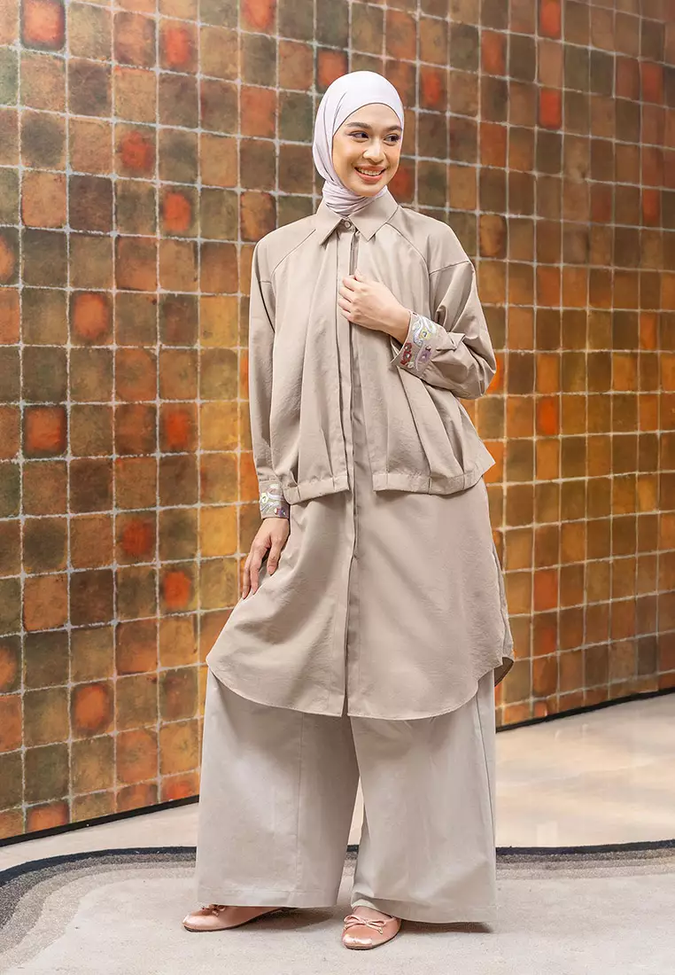 Kami Bluma Layered Tunic Latte