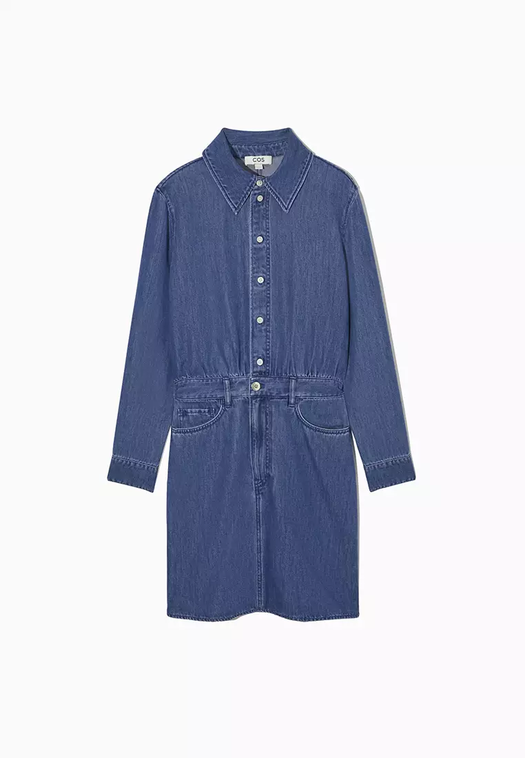 Structured Denim Shirt Dress