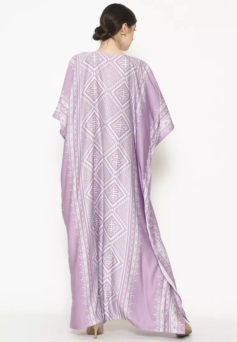 Kanzi Exclusive Short Sleeve Songket Kaftan