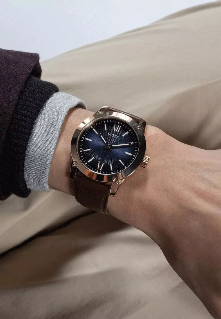 Guess Gents Watch CRESCENT Rose Gold - GW0630G3