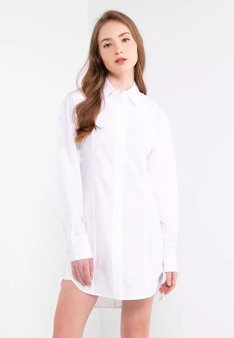 Calvin klein button down dress outlet