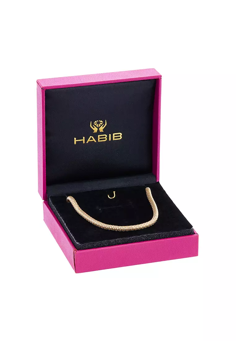 HABIB 925 Silver Necklace 036 CORB36FLD(GC)
