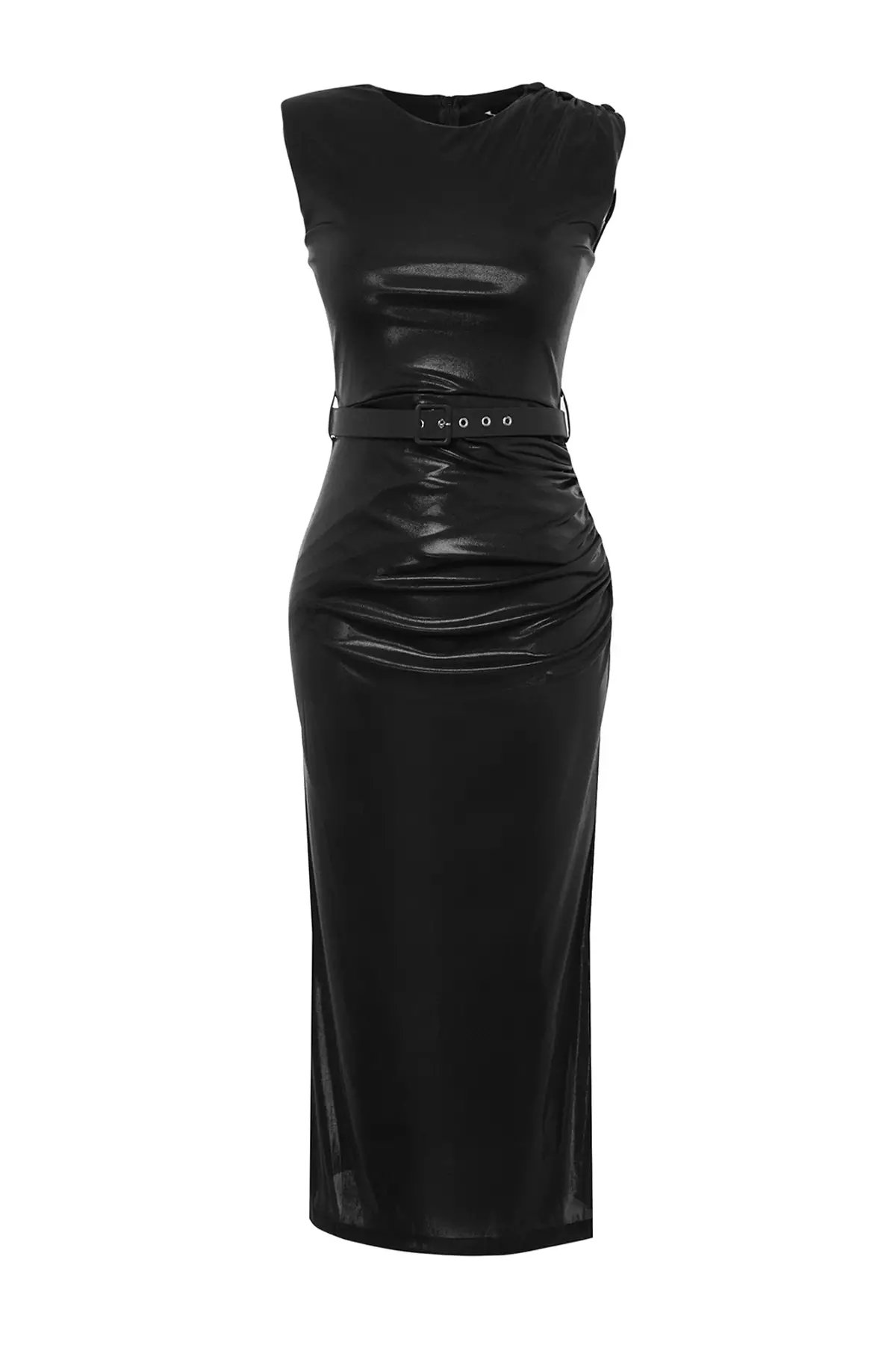 Trendyol Black Fitted Evening Dress with Shimmering 2024 Buy