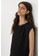 H&M black Sleeveless shoulder-pad blouse D7EABAAD022E9AGS_1