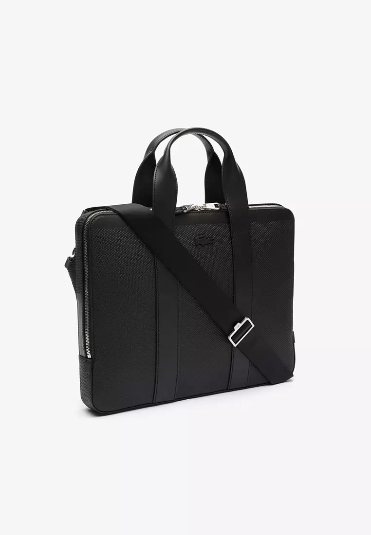 Men's Chantaco Piqué Leather Extra Slim Computer Bag