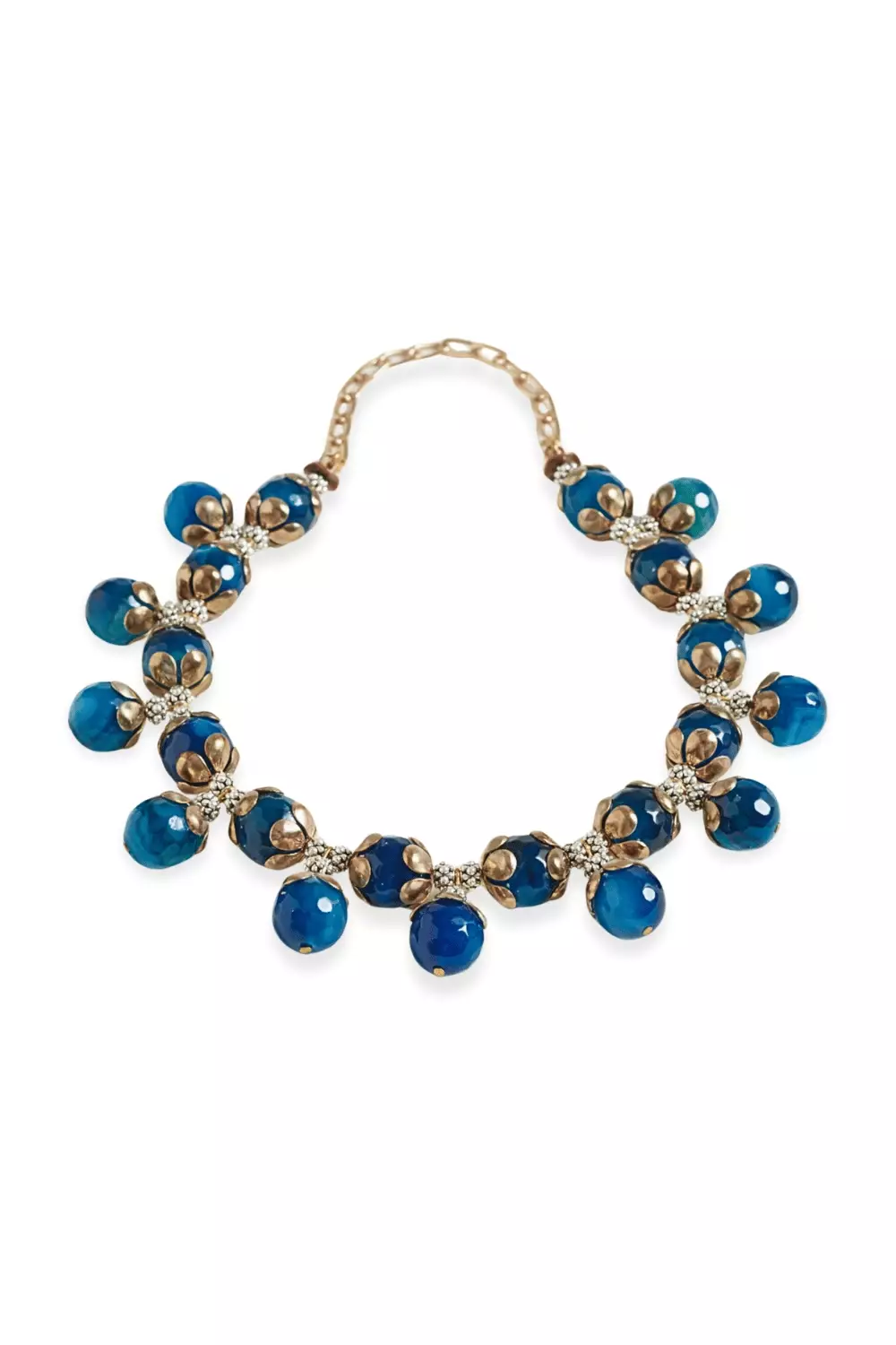 Demure Orion 37 Tropical Enigma Necklace – Deep Blue