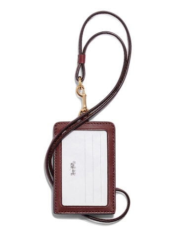 Buy COACH Coach ID Lanyard in Signature Canvas With Wildflower Print -  Brown 2023 Online | ZALORA Singapore