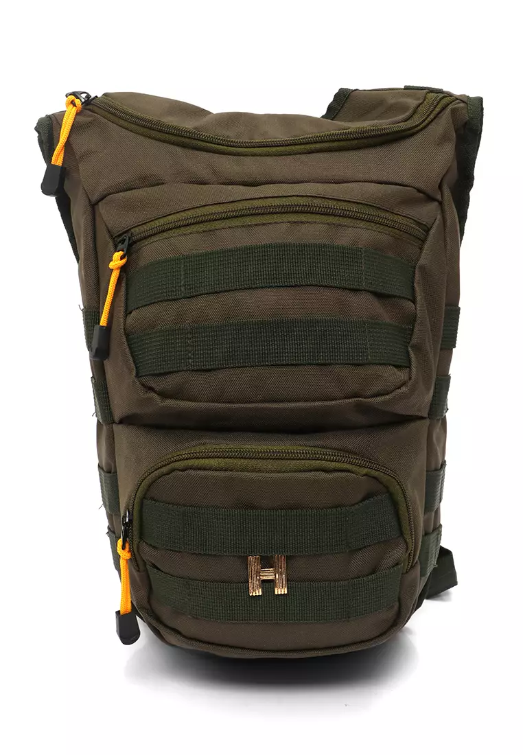 Doomb Backpack Sport Unisex Casual Large Storage Material Cordura ORIGINAL - Green