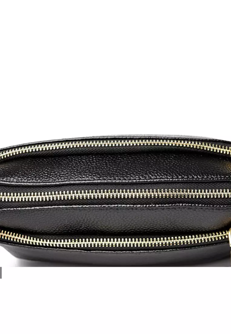 Buy ZITIQUE Head layer cowhide oblique backpack 2024 Online ZALORA Philippines